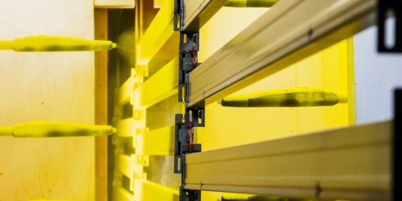 MSI's automated powder coating line. Photo: Manufacturing Solutions, Inc.